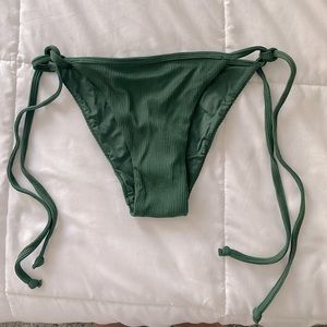 Toluca Swim Simone MIDI Bottom - Palm Hybrid Rib